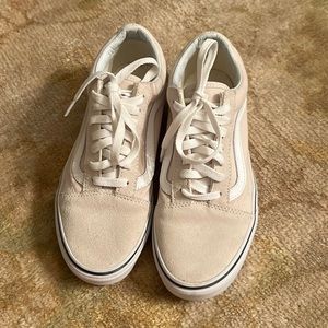 Cream Old Skool Low Top Vans